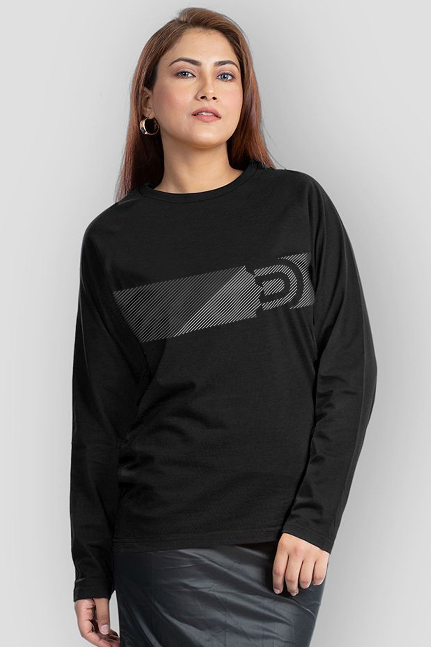 Women's Black/Grey Long Sleeve